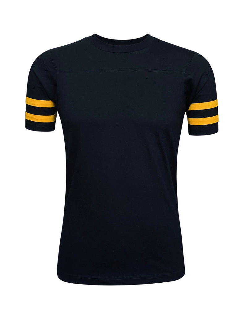 2 Stripes Jersey T-Shirt - Purple and Gold – ILTEX Apparel