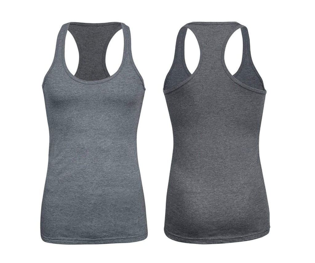 Sexy Basics Womens Racer Back Tanks  Ultra Soft Cotton Rayon Stretch Athletic  Tanks -5 Pack, 5 Pack- Black,ash,khaki,navy,white, Small : :  Clothing, Shoes & Accessories