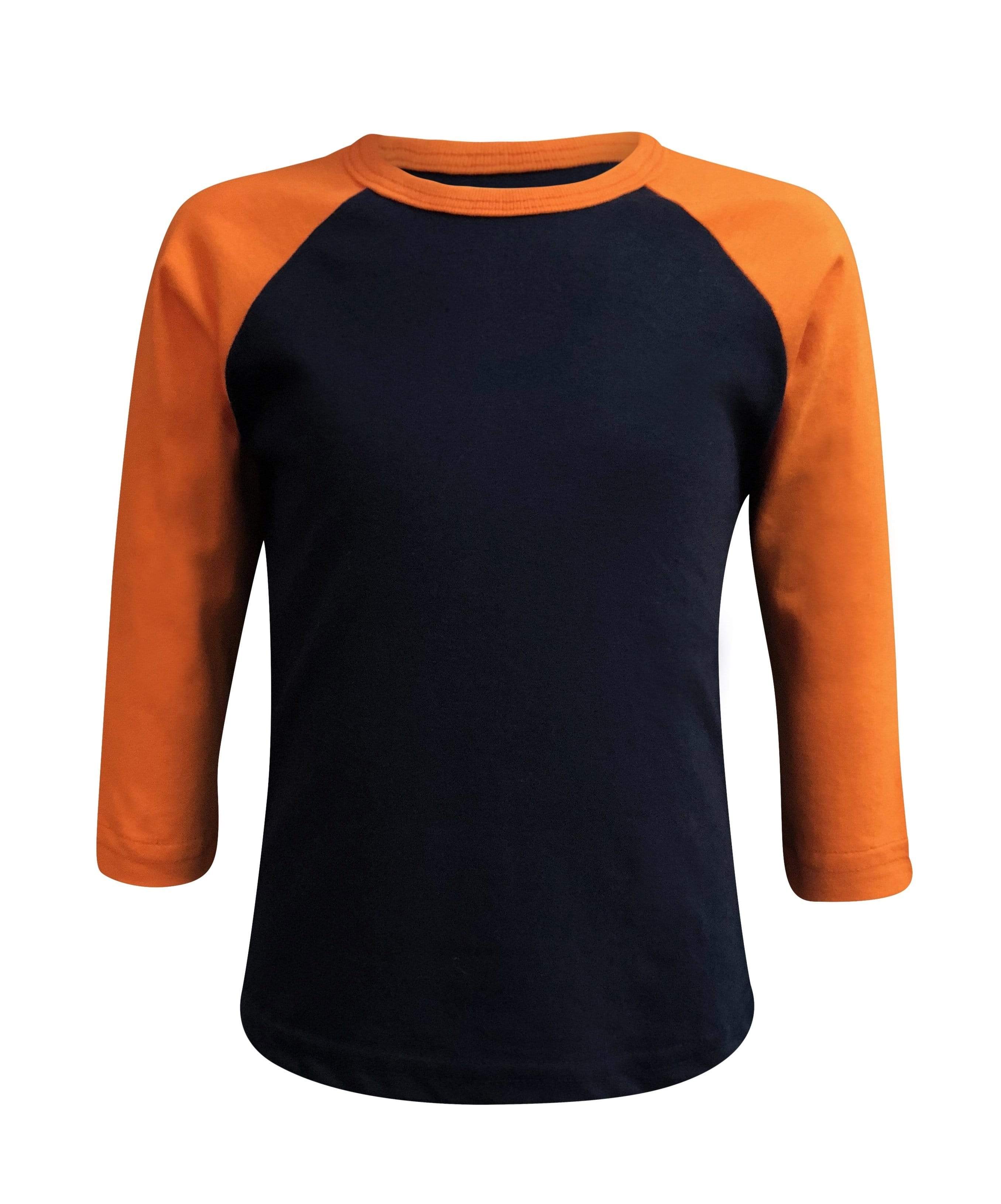 orange raglan shirt