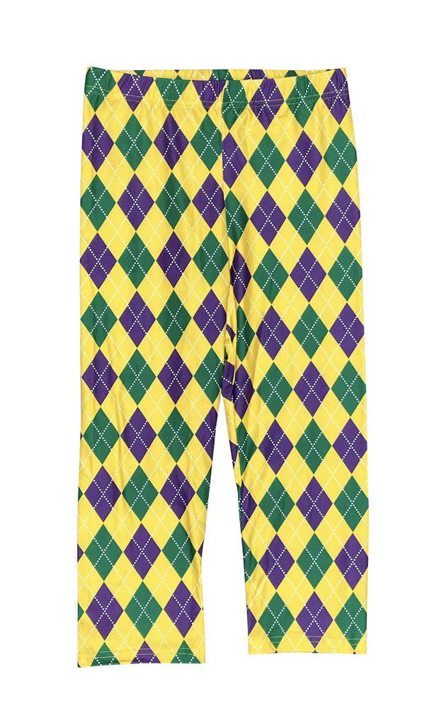 Mardi Gras Leggings - Adult