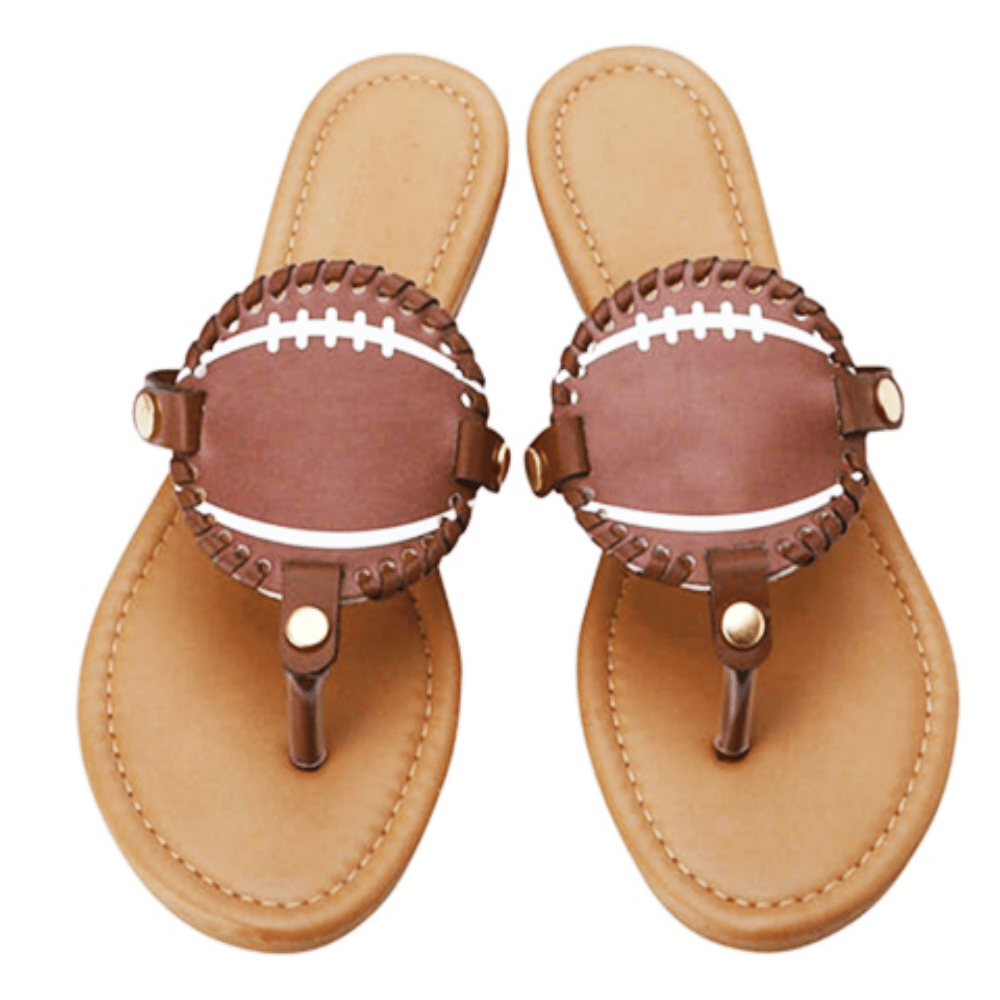 football flip flops