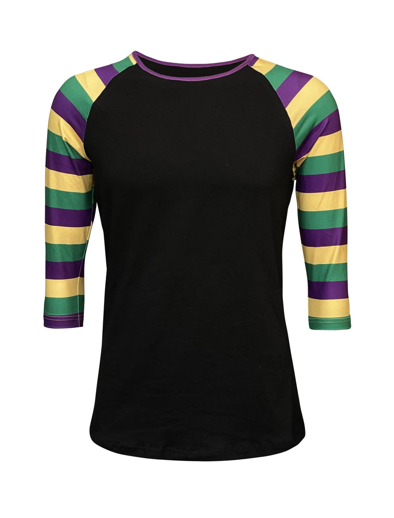 Mardi Gras Striped Leggings – ILTEX Apparel