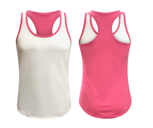 womens hot pink tank top