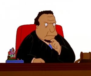 Judge Snyder from The Simpsons Source: simpsons.wikia