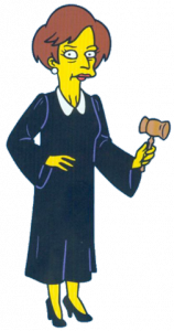 Judge Constance Harm Source: simpsons.wikia.com