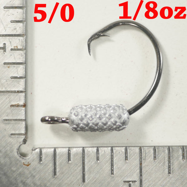 MULLET SNAGGING HOOK - 1/2 oz - 2/0 - MUSTAD TREBLE HOOK – All