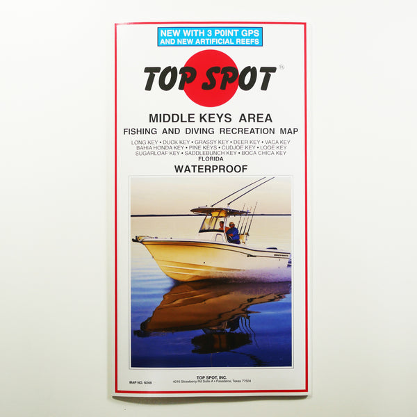 Top Spot N204 Ten Thousand Islands Fishing Map