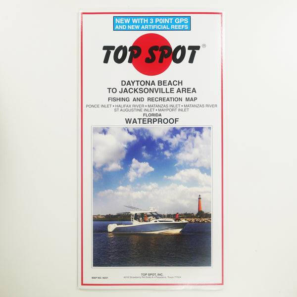Southeast Florida Offshore Top Spot Fishing Map N224 – Keith Map