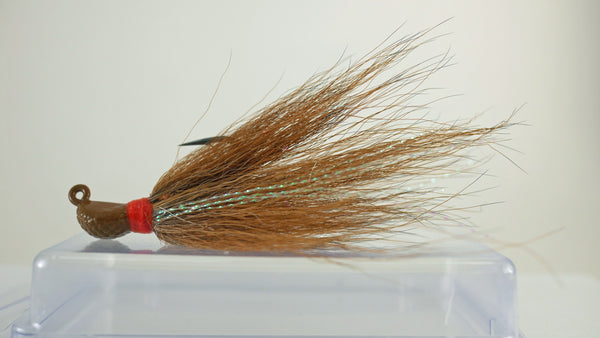 Essential Pack (White & Brown) - 1/4 oz Bucktail Jig - Cobra Jighead 2 –  All About The Bait