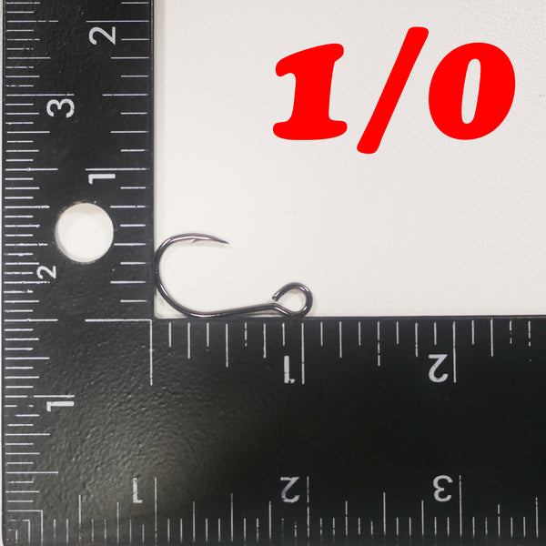 2/0 Inline Hooks for Treble Hook Replacement – All About The Bait