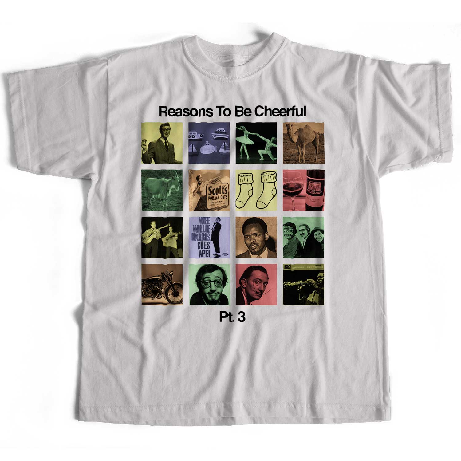 Inspired by Ian Dury T-Shirt - Reasons To Be Cheerful Pt. 3 Pictures