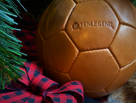 TENLEGEND Wembley authentic hand-stitched leather vintage football