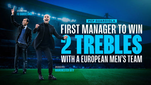 PEP GUARDIOLA TREBLE DUE VOLTE