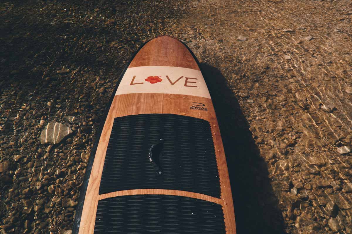 wood paddle boards