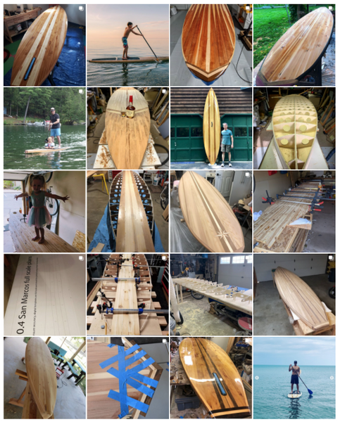 wood paddle board kits and plans