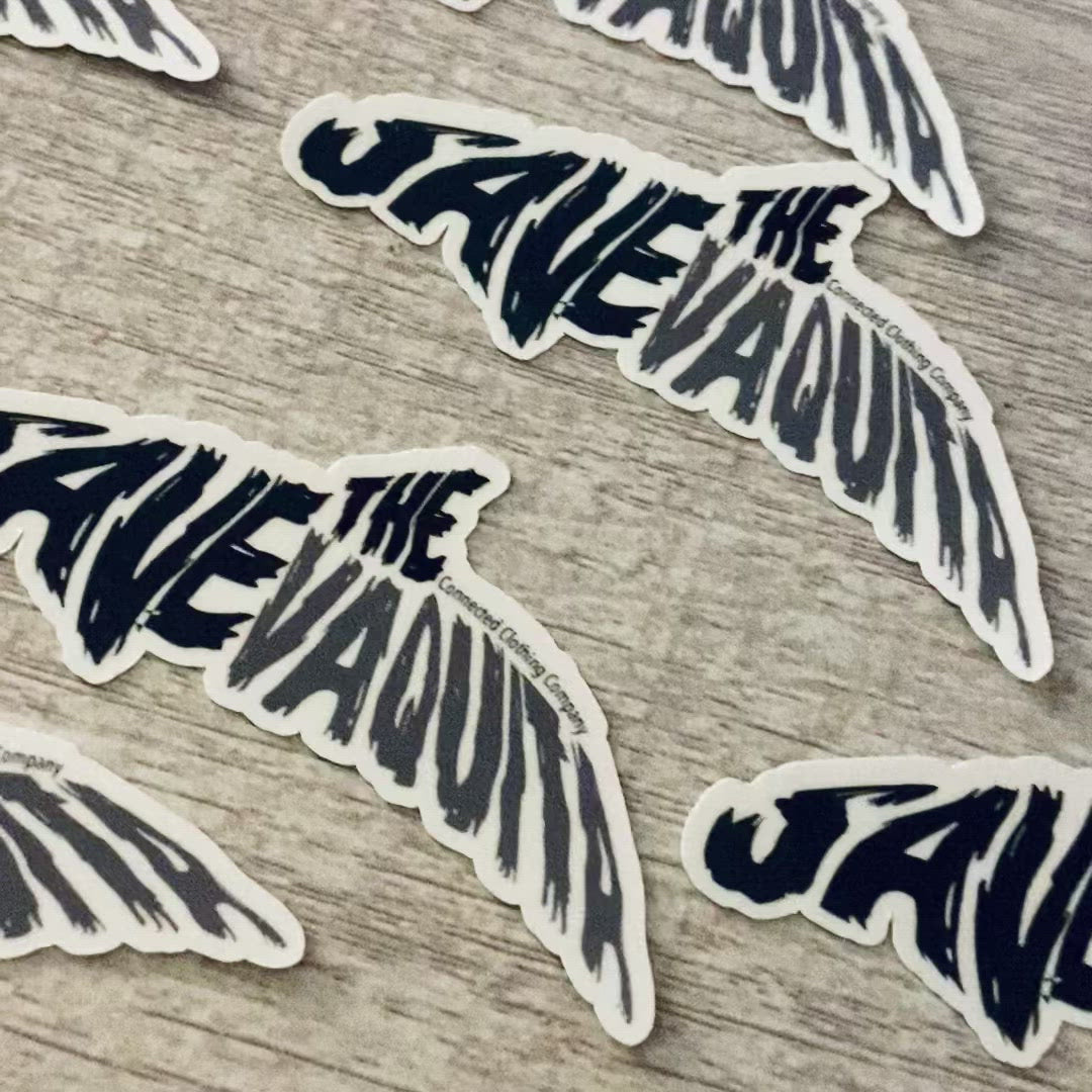 Video of Save The Vaquita Waterproof Sticker - sweetsherriloudesigns - Ethical & Sustainable Apparel - $1 from every sticker helps save the vaquita population