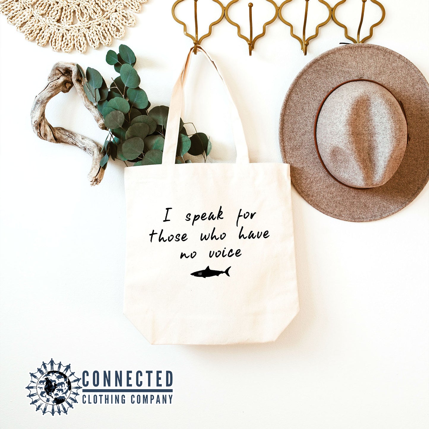 Be The Voice Shark Tote Bag - sweetsherriloudesigns - 10% of proceeds donated to ocean conservation