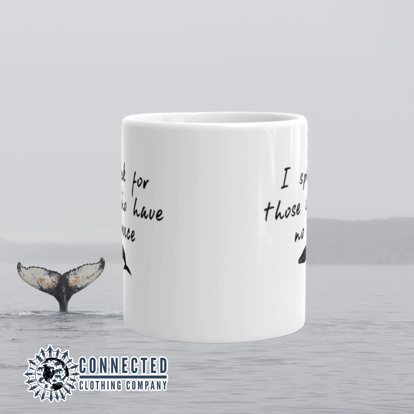 Be The Voice Whale Classic Mug - sweetsherriloudesigns donates 10% of the profits from this mug to Mission Blue ocean conservation