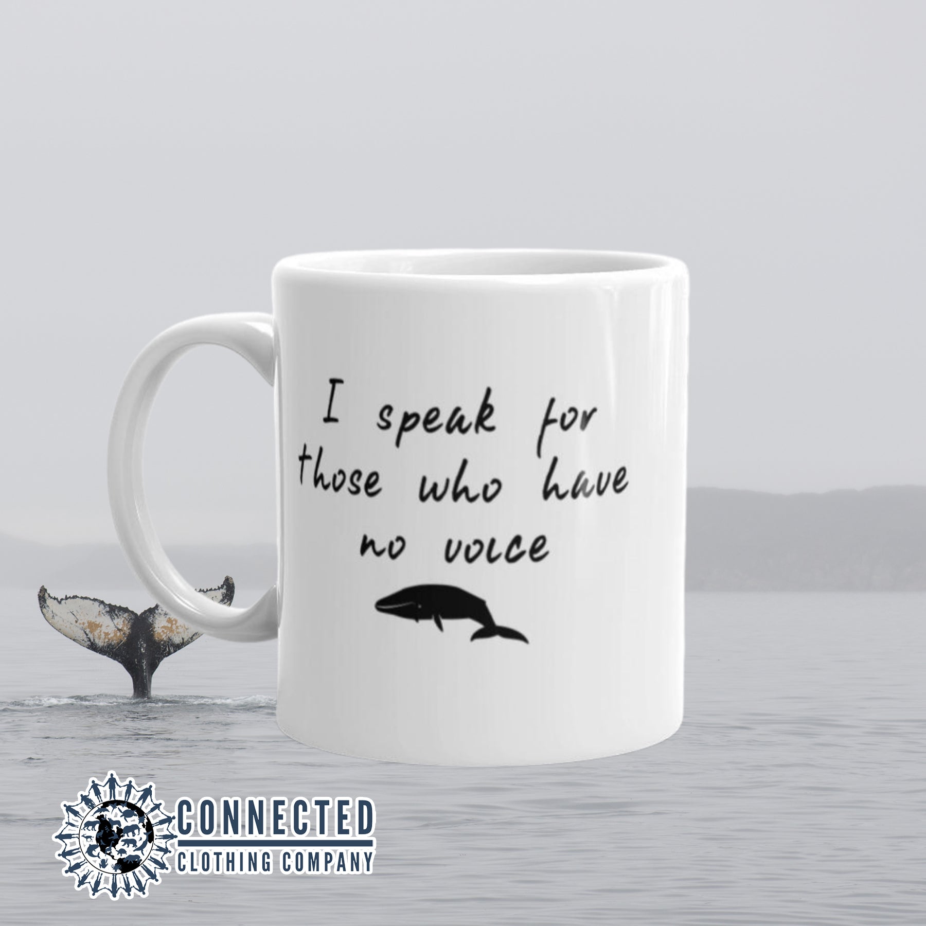 Be The Voice Whale Classic Mug - sweetsherriloudesigns donates 10% of the profits from this mug to Mission Blue ocean conservation