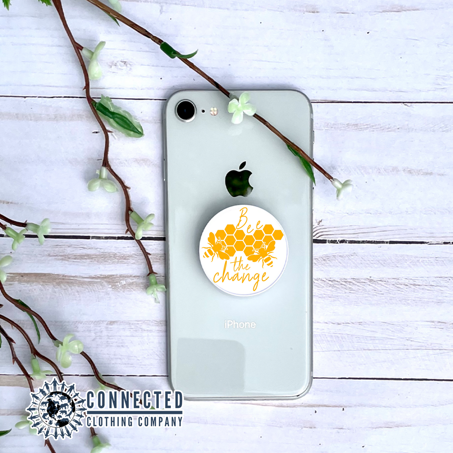Bee The Change Phone Grip - sweetsherriloudesigns - 10% of proceeds donated to save the bees