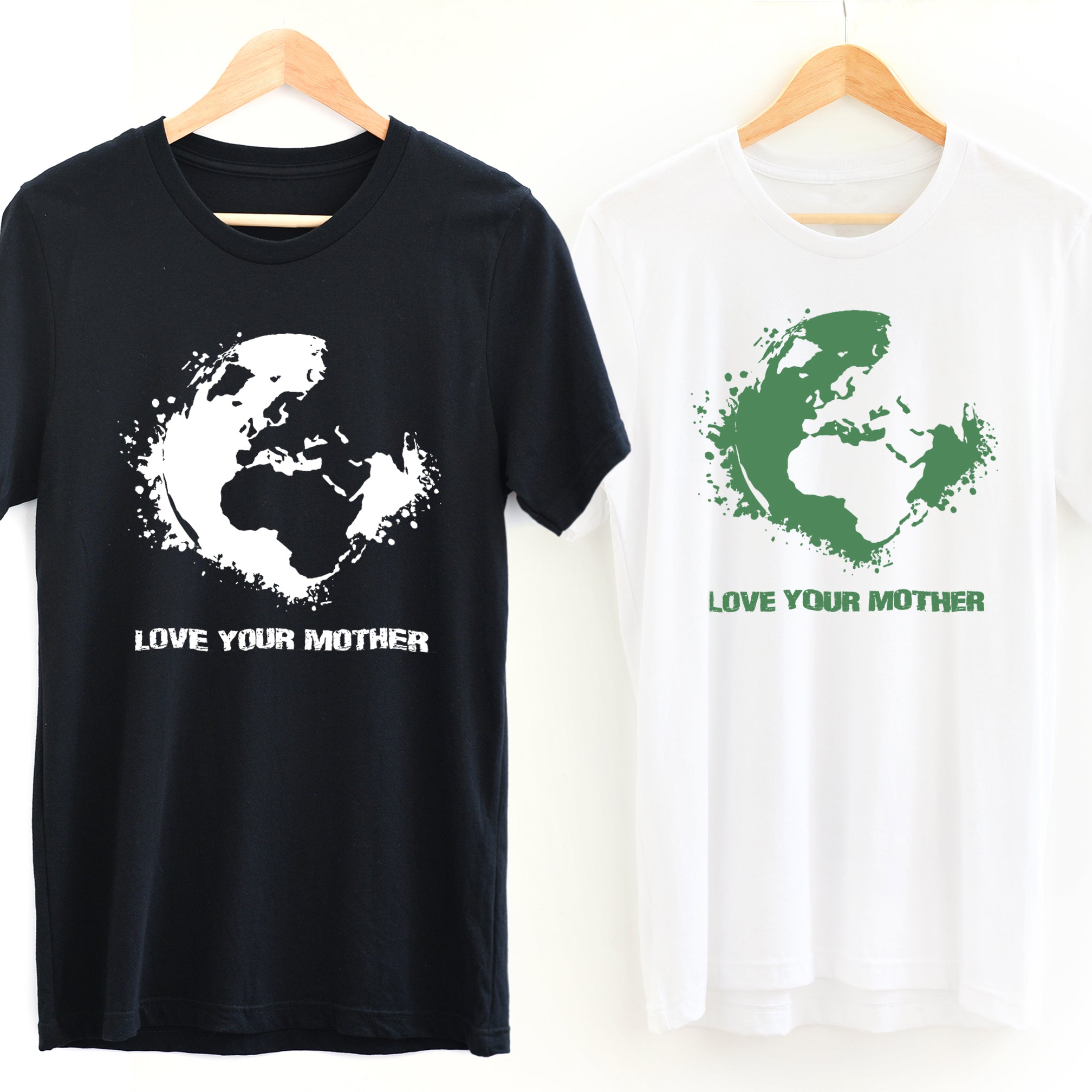 Organic Love Your Mother Earth T Shirt Conservation Collection Connected Clothing Company