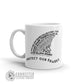 Right Side of Protect Our Sharks White Mug - sweetsherriloudesigns - Ethically and Sustainably Made - 10% donated to Oceana shark conservation