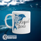 Respect The Locals Dolphin Classic Mug - sweetsherriloudesigns - Ethical and Sustainable Clothing That Gives Back - 10% donated to Mission Blue ocean conservation