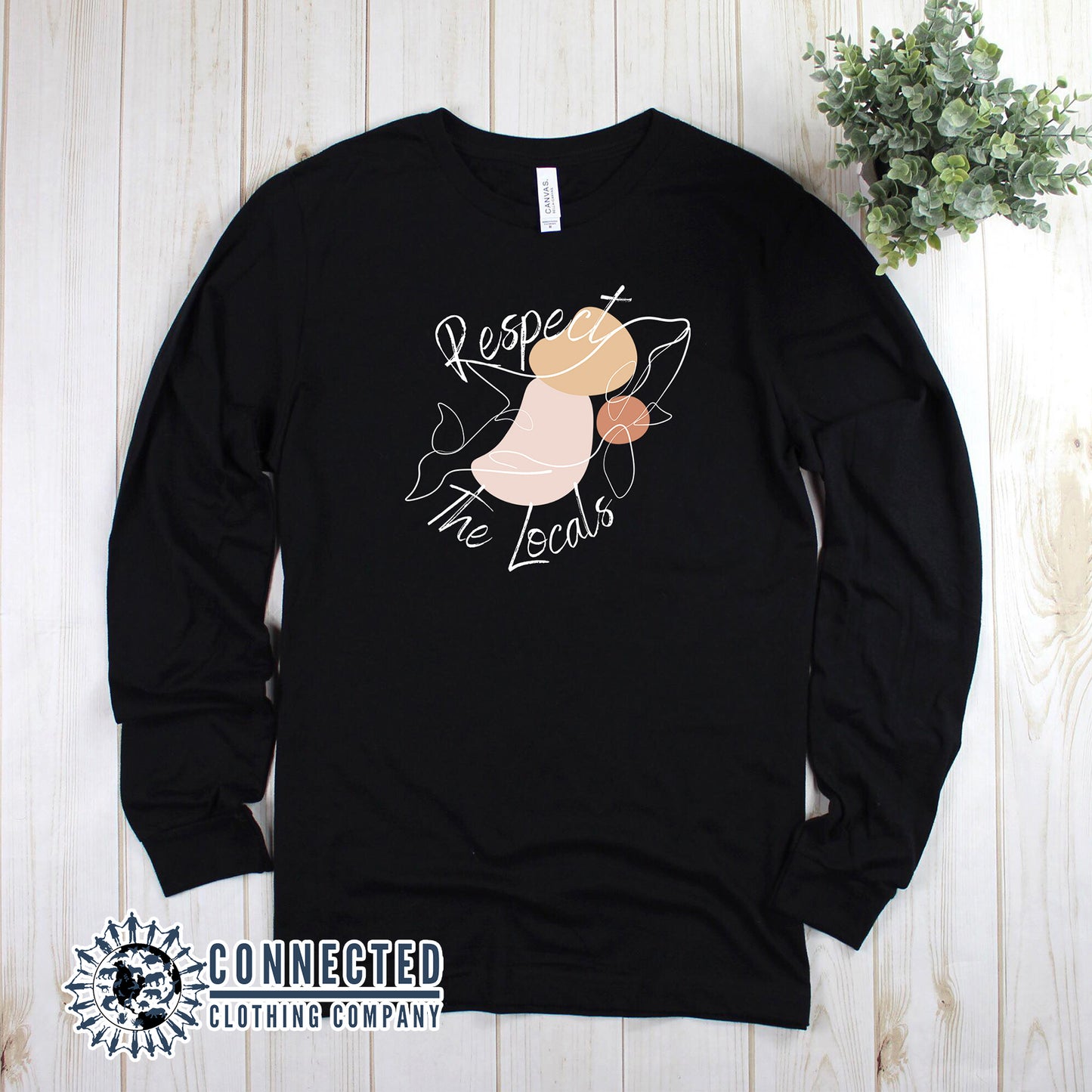 Respect The Locals Orca Long Sleeve Tee - sweetsherriloudesigns - 10% of the proceeds donated to ocean conservation