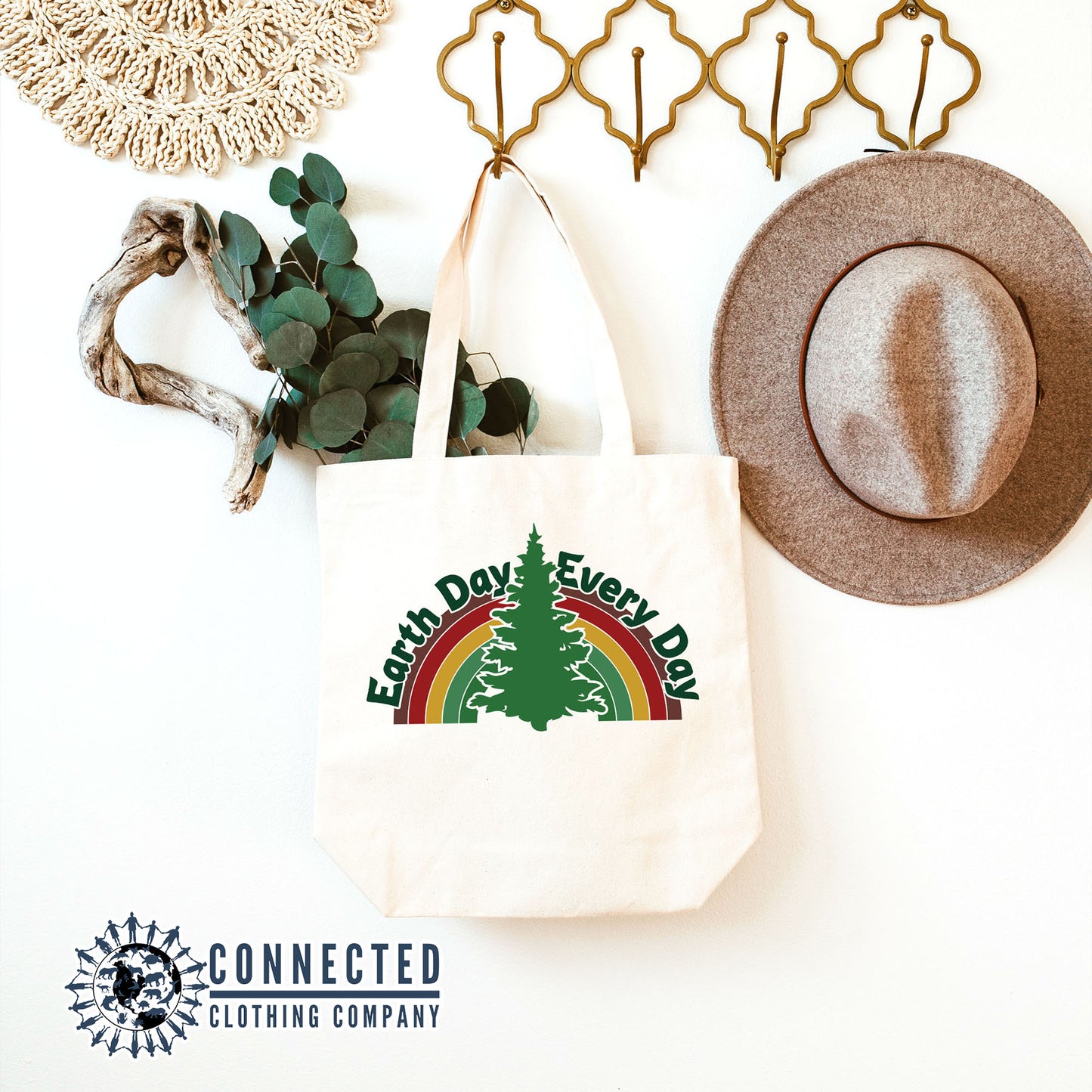 Retro Earth Day Every Day Tote - sweetsherriloudesigns - 10% of proceeds donated to ocean conservation