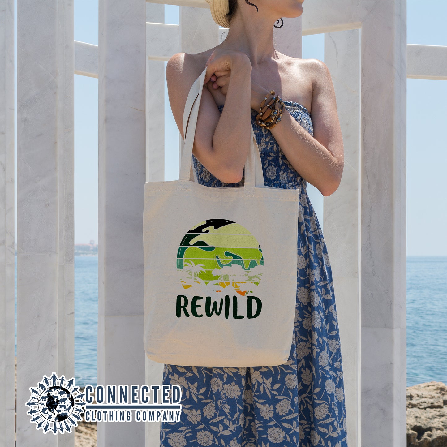 Rewild Tote Bag - sweetsherriloudesigns - 10% of proceeds donated to ocean conservation