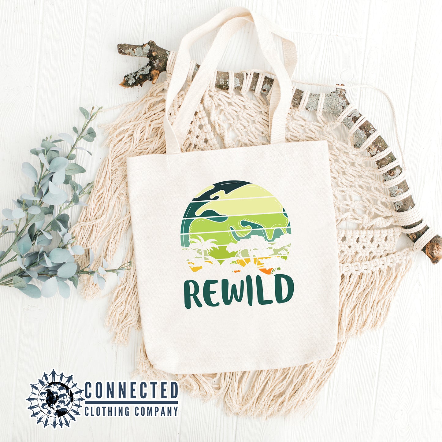 Rewild Tote Bag - sweetsherriloudesigns - 10% of proceeds donated to ocean conservation