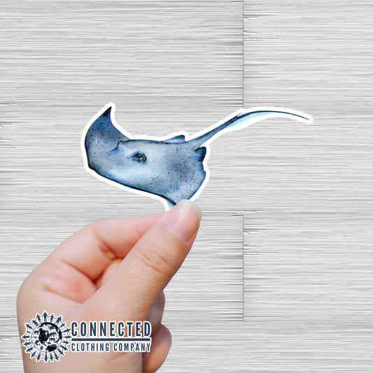 Stingray Sticker - sweetsherriloudesigns - 10% of proceeds donated to ocean conservation