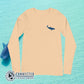 Sand Dune Embroidered Whale Shark Long-Sleeve Shirt - sweetsherriloudesigns - Ethically and Sustainably Made - 10% of profits donated to shark conservation and ocean conservation