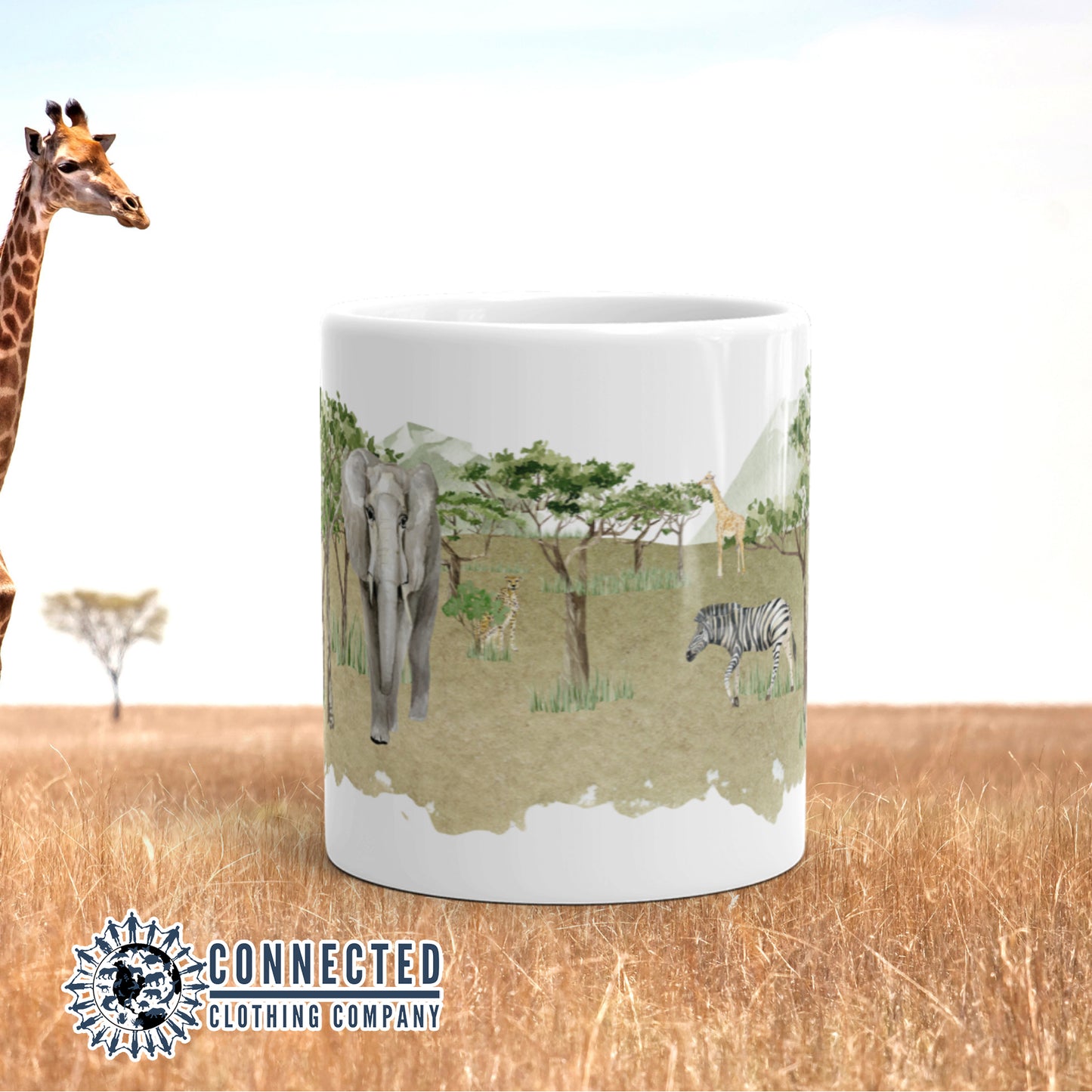 Keep Africa Wild Classic Mug - sweetsherriloudesigns - 10% of profits donated to the Giraffe Conservation Foundation