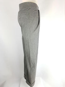 Balenciaga Paris Wool And Silk Grey Trousers Preloved - Buy from My Ex Wardrobe, Exeter, Devon, UK