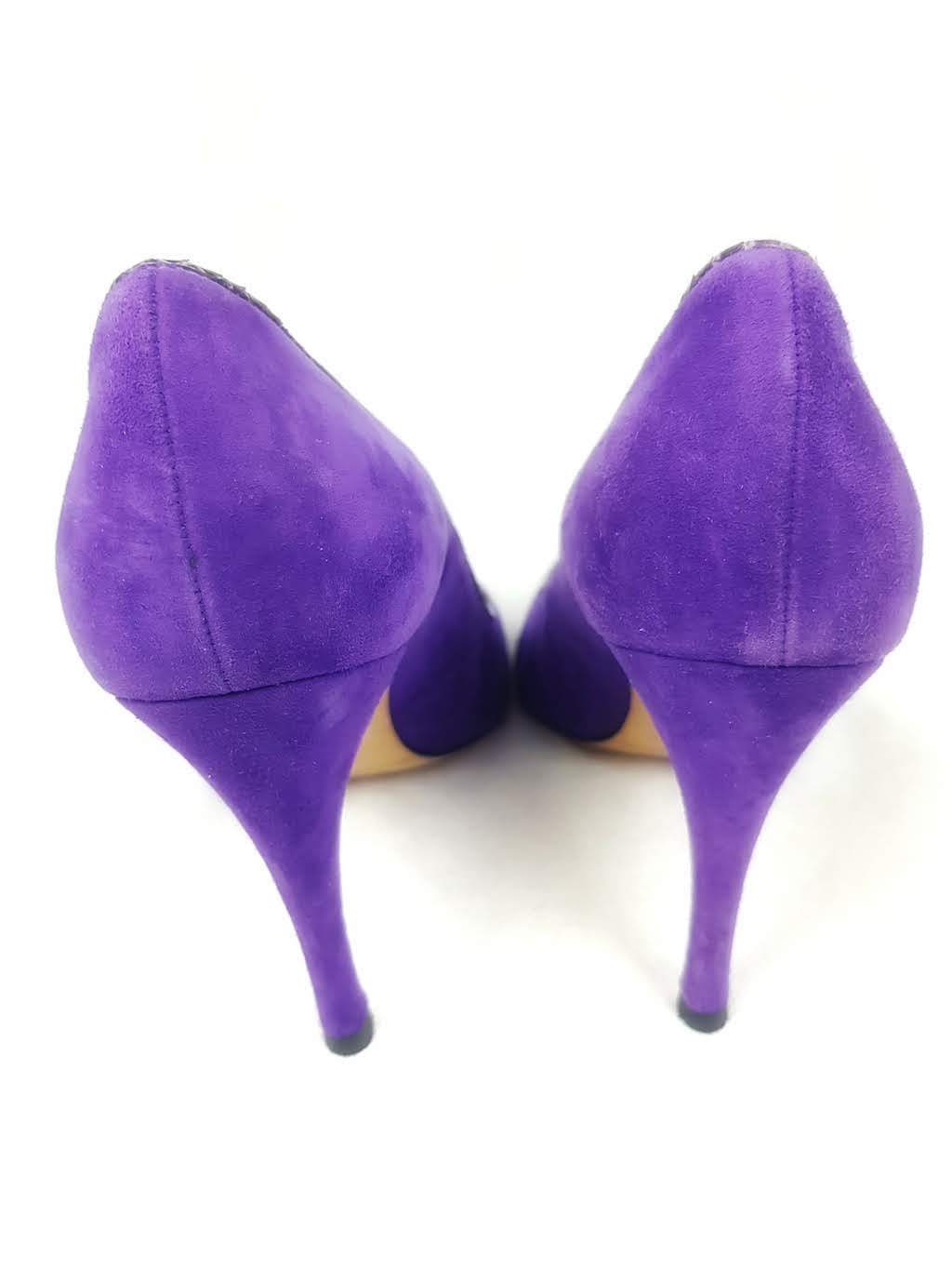 karakter vagt Flygtig Carolina Herrera Purple Shoes Size 7 Preloved – My Ex Wardrobe