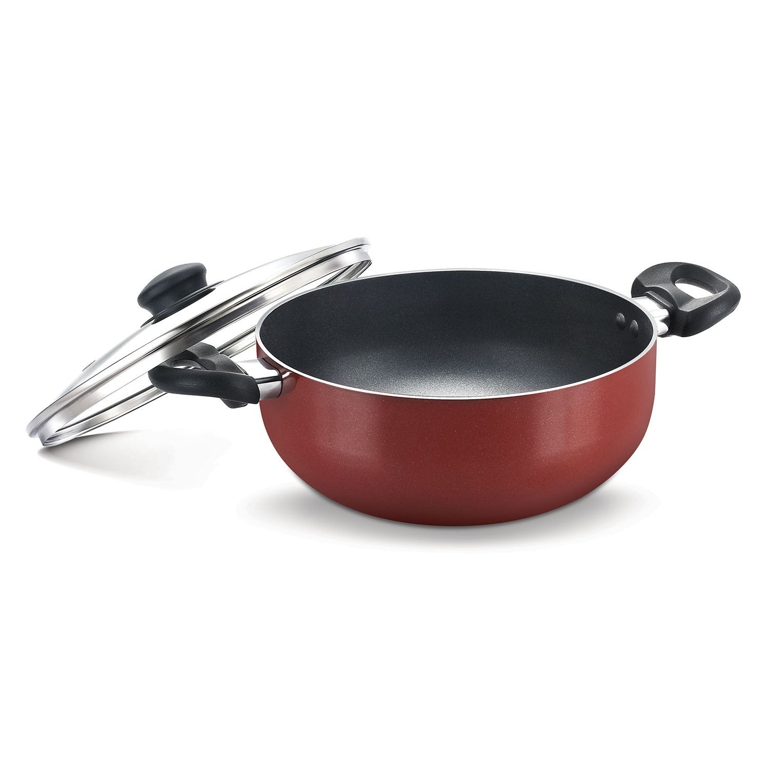 PRESTIGE OMEGA DELUXE DEEP KADAI 3.5 litre with Glass Lid