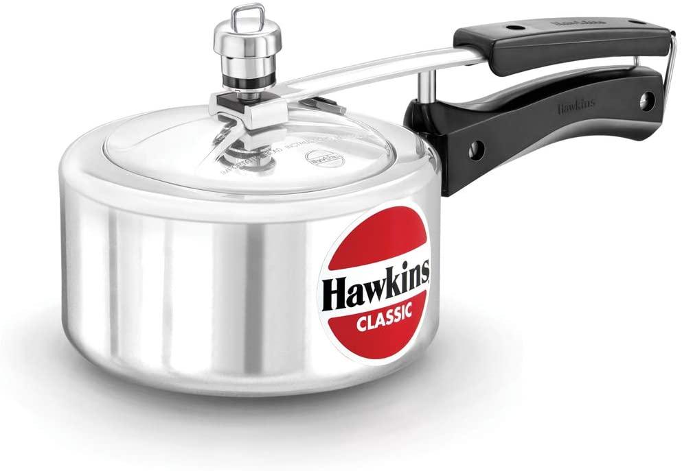 HAWKINS Classic Aluminum Pressure Cooker CL15 1.5-Litre Aluminum Pressure Cooker