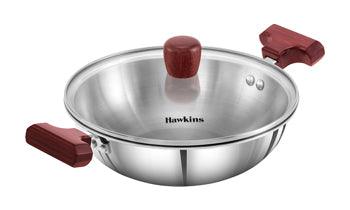 Hawkins Deep-Fry Pan 1.5 Litre with Glass lid CODE: SSD15G