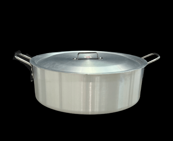 Chefmate Aluminium Shallow Pot Size 22-30 Medium Commercial/ Domestic