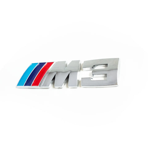 BMW Black Metal ///M-SPORT EMBLEM LOGO BADGE M-TECH Matte Finish Universal  Fit