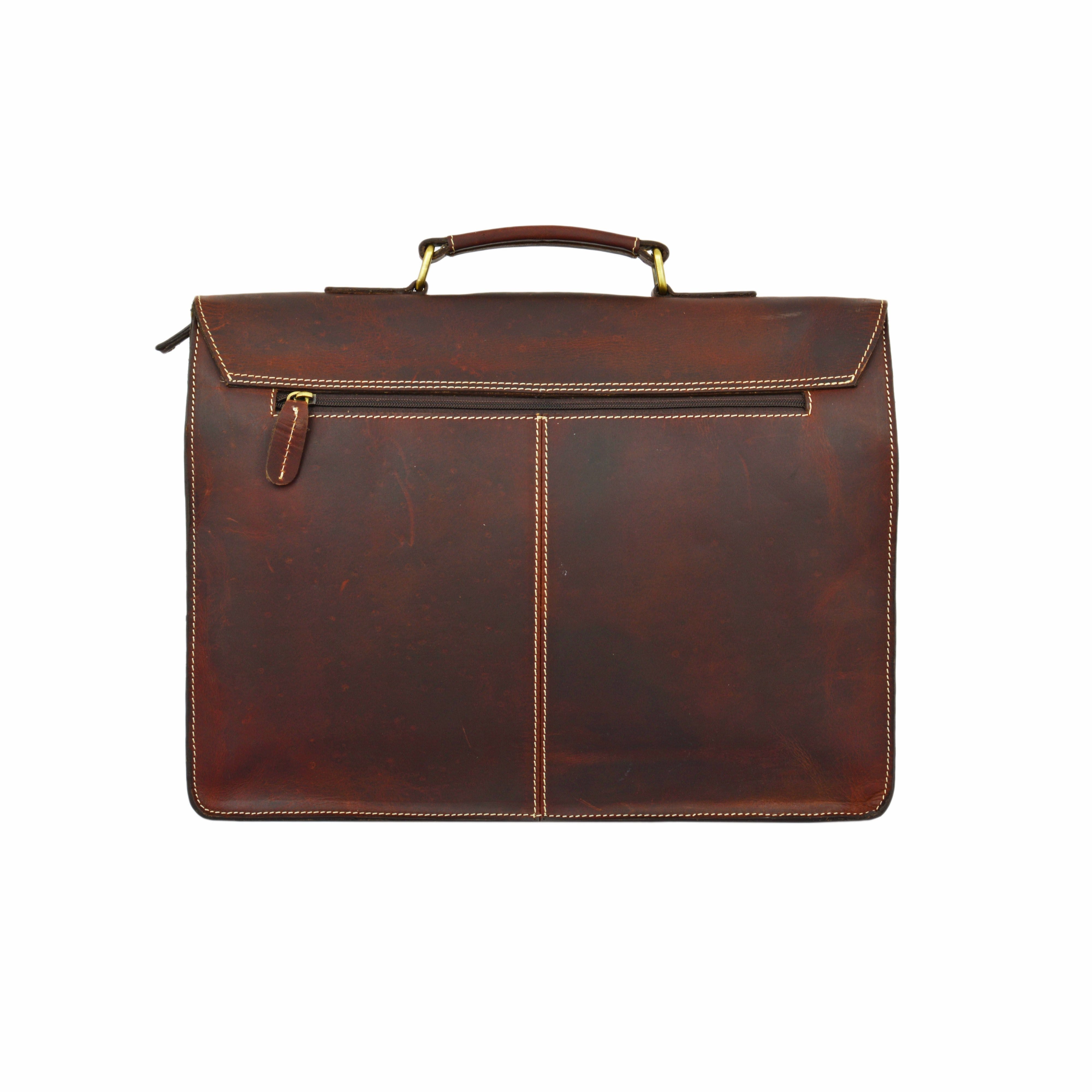 Uitgelezene James Leather Messenger Briefcase Bag – BohoEntice JO-56