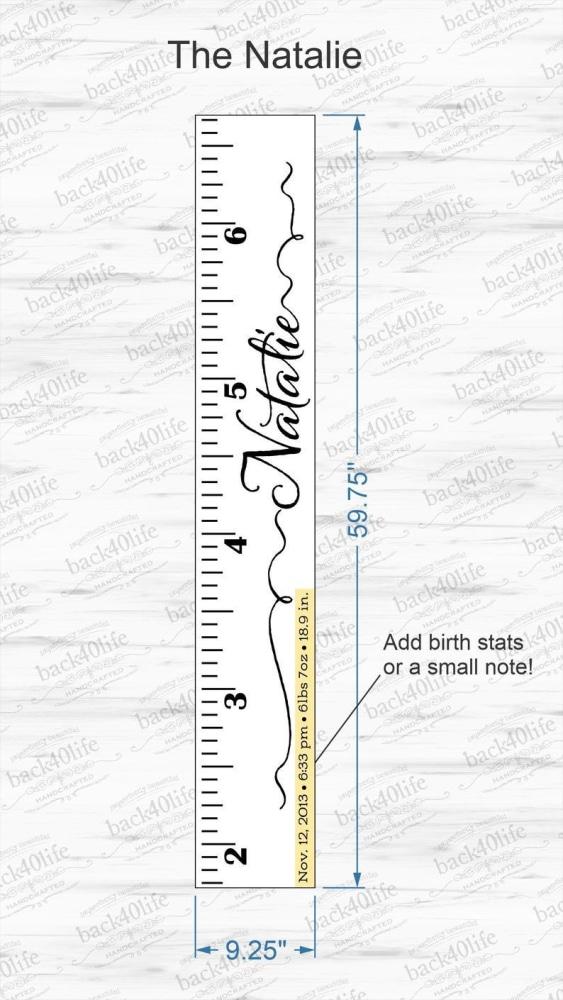 Wall And Room Customizable Wooden Height Chart Kids Growth Chart Ruler Free Shipping