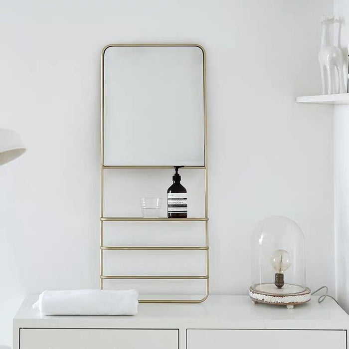 mirror shelf for wall