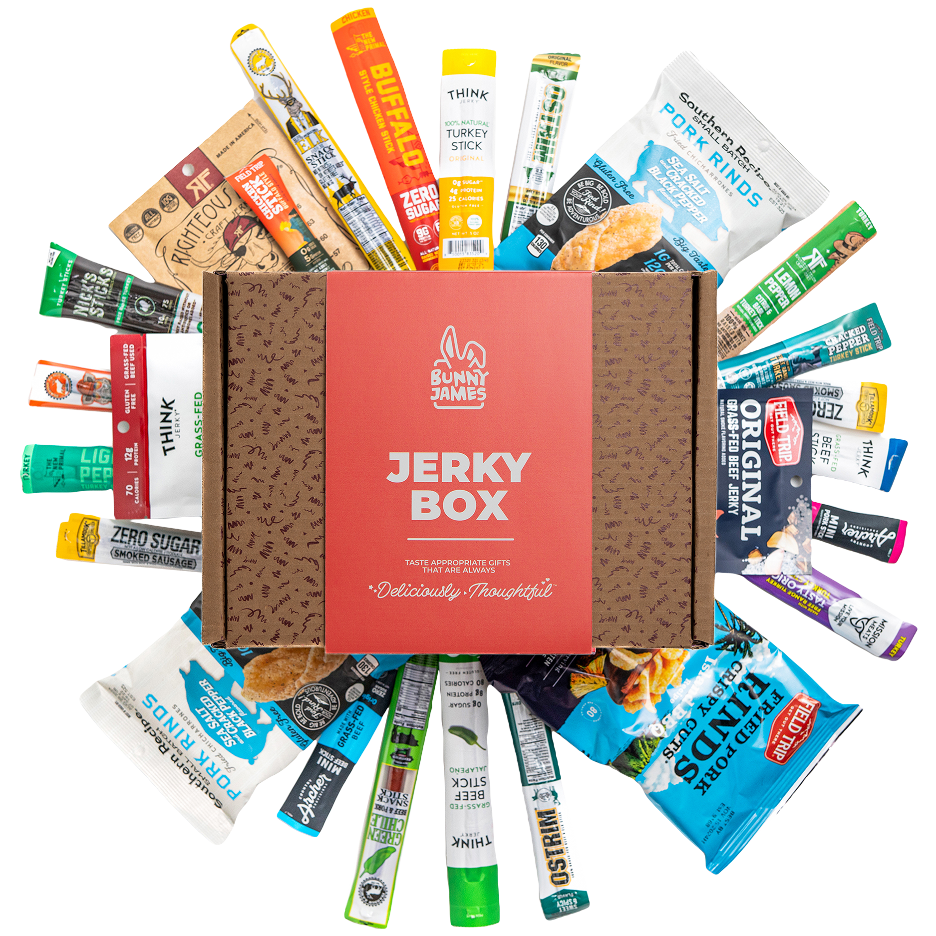 Jerky Snack Box with Snacks