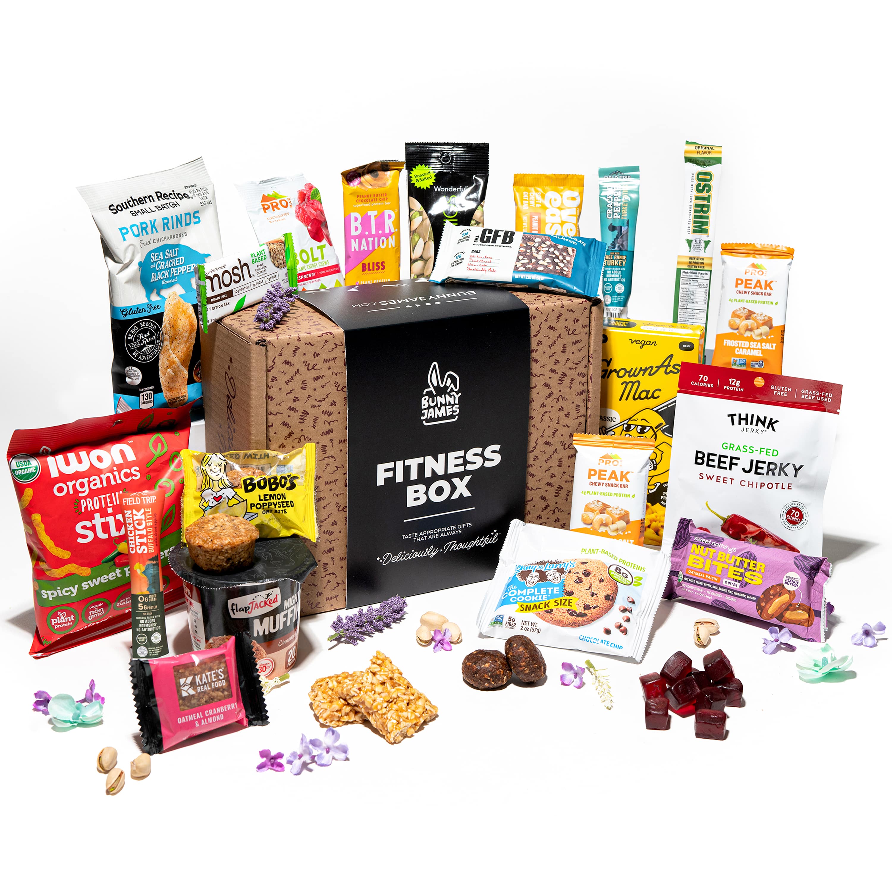 High Protein Snack Box: Premium Fitness Snacks Mix – Perfect Gift for Gym Lovers & Health Enthusiasts – Individually Wrapped Protein Treats for Men & Women