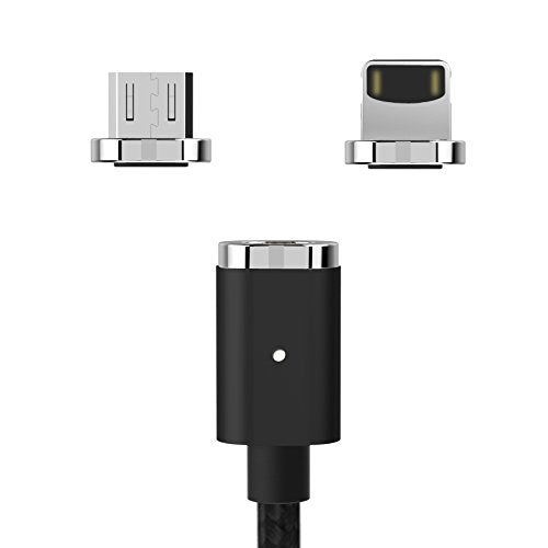 2 In 1 Usb Magnetic Charging Cable Mini 2 Micro Usb And Lightning