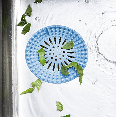 Slognny Rubber Sink Strainer Drain Cover For Kitchen And Bathroom Collecting Food Scraps Premium Hair Catcher Widely Compatible And Unimpeded