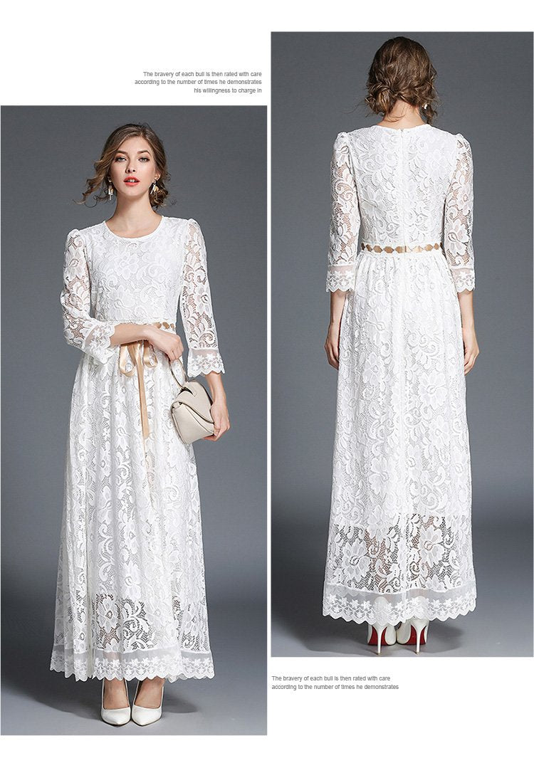 Elegant white dresses for women