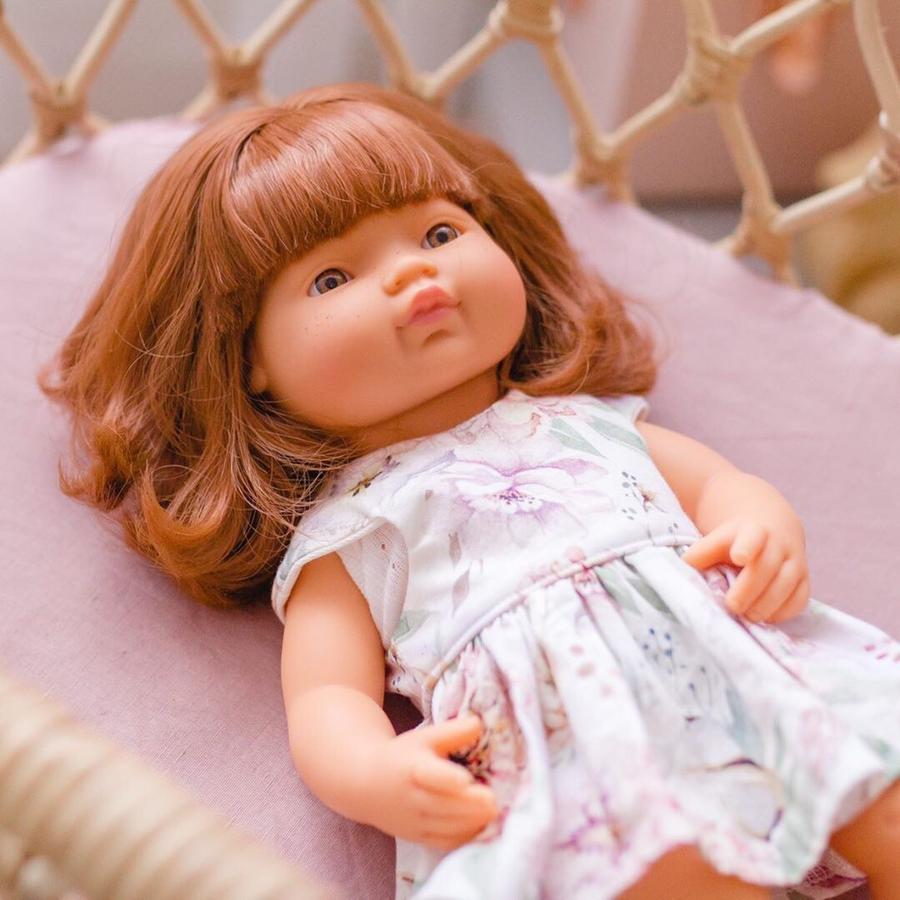 miniland caucasian girl doll